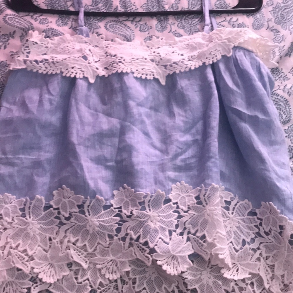 nordstrom blue tank top